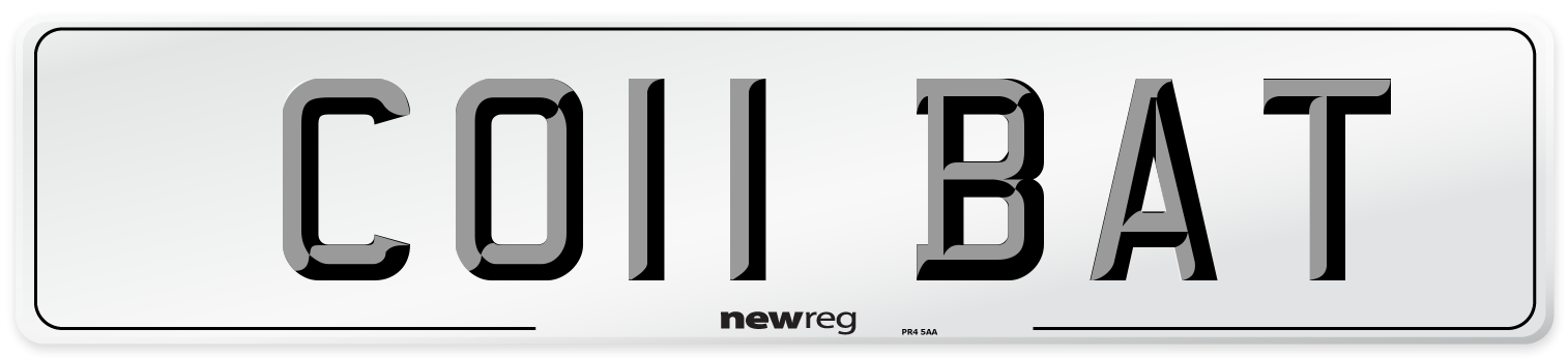 CO11 BAT Number Plate from New Reg